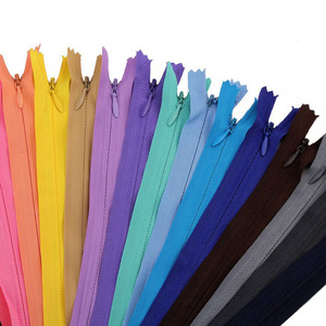 Wholesale Manufacturer #3 20cm Close End Invisible <b>Zipper</b> High Quality Colorful Nylon <b>Zipper</b> 100pcsbag - Product Image 3