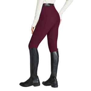 Pantalones de Montar a Caballo Ligeros para Mujer con Bolsillos con Cremallera para Entrenamiento y Torneos Ecuestres - Product Image 2