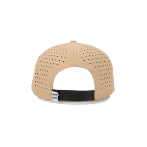 Casquette de golf OEM respirante, à séchage rapide et imperméable avec logo personnalisé, étiquette tissée, bande de couture interne, cordon et trous découpés au laser pour unisexe - Product Image 4