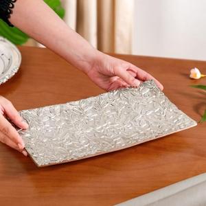 Juegos de bandejas ovaladas hechas a mano para servir bocadillos, galletas, uso doméstico, decoración del hogar, bandeja decorativa ecológica - Product Image 6