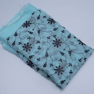 Luxury Malty Embroidery Fabric Water Soluble Lace Mesh Fabric for Bridal Wear Wedding Dresses Designer Garments - Product Image 1