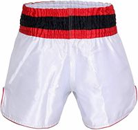 Shorts de Muay Thai et de MMA en polyester extensible 100 % personnalisés, teints unis, pour la boxe et le combat – Vente en gros