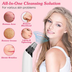 Dispositivo Elettrico per Rimozione Punti Neri con Compressione a Caldo, 4 Sonde e Strumenti per Punti Bianchi, Strumento per la Rimozione dell'Acne con Tutti gli Accessori - Product Image 2