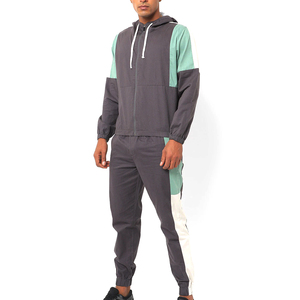 Ensemble de survêtement unisexe élégant 2 pièces, respirant, écologique, tenue de sport absorbant la transpiration, tissu 100% coton pour l'entraînement et la remise en forme - Product Image 1