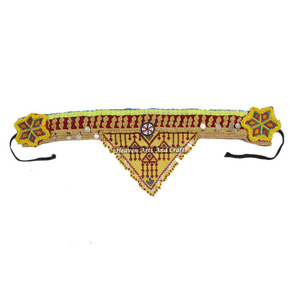 Vintage Belt Belly Dance Bead Afghani Traditional Waist Belt Kuchi Tribal BB020A <b>Old</b> Banjara Real Vintage Handmade Beaded Belts - Product Image 1