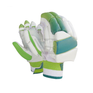 Gants de frappe de cricket en cuir Pittards professionnels personnalisés, légers, haute protection, rembourrage gris glacé, protège-mains de frappe. - Product Image 2