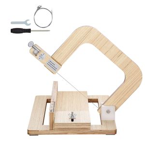Utensile Artigianale Regolabile per Tagliare Sapone in Legno con Filo in Acciaio Inossidabile, Spessore 0-2 Pollici, Fili Extra - Product Image 1