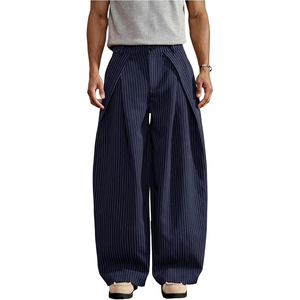 <b>Men</b> <b>Baggy</b> Pants Oversized Loose Fit Casual Wide Leg <b>Trousers</b> Modern Urban Streetwear Comfortable Everyday Fashion Clothing - Product Image 1