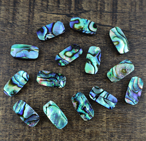 Gema de Concha de Abulón Natural en Forma de Cojín, 7x14mm, Piedra Suelta para Fabricación de Joyas, Venta al Por Mayor - Product Image 4