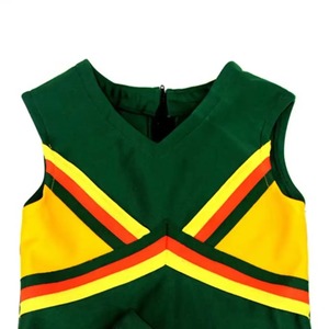 Uniforme de Porristas Personalizado de Poliéster y Spandex, Nuevo Diseño, Venta al Por Mayor, Alta Calidad, Sin Mangas, para Adultos y Niñas - Product Image 2