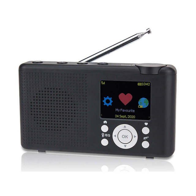 WR-23F Portable Internet Radio wireless radio with FM rechargeable battery