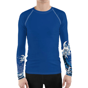 Camiseta de Manga Larga para Hombre, Transpirable, de Spandex/Poliéster, con Sublimación de Color OEM y Logotipo Personalizado, Venta Caliente - Product Image 1