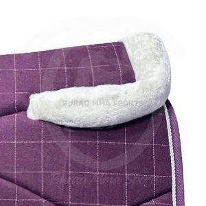 Almohadillas de Silla de Montar Ligeras OEM Lisas Teñidas con Relleno de Algodón y Forro Polar - Product Image 6