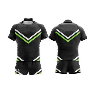 Uniformes de Rugby Personalizables de Alta Calidad, Nuevo Diseño, Secado Rápido, Transpirables, 100% Poliéster, Venta al Por Mayor - Product Image 4