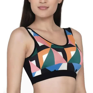 Ropa Deportiva Transpirable, Tejido Acanalado Sin Costuras, Sujetador Deportivo de Yoga para Mujer, Ropa Deportiva para Gimnasio, Fitness y Entrenamiento - Product Image 2