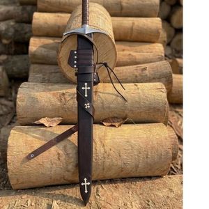 Espada de Acero Forjada a Mano, Estilo Medieval, Réplica Histórica de Guerrero, Espada Coleccionable para Exhibición, Venta al Por Mayor - Product Image 5