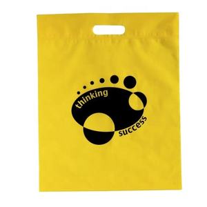 Sac en plastique réutilisable de haute qualité découpé à l'emporte-pièce Sac à provisions imprimé de logo personnalisé Sac à provisions de café cadeau avec poignée Fabricant - Product Image 3