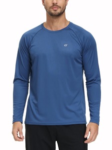 Chemise de pêche personnalisée à col rond, manches longues, protection UV, évacuation de l'humidité, séchage rapide, légère, vêtements de pêche en plein air - Product Image 6