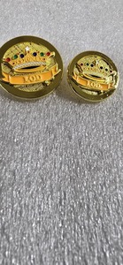 Premium High Quality Metal <b>Buttons</b> Top Ladies of Distinction TLOD Custom <b>Buttons</b> for blazer in Gold color 8 <b>Buttons</b> - Product Image 4