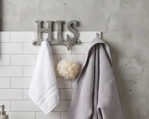 Premium Metal Clothes Hanging <b>Hook</b> Grey Color His Design Mirror Polished Finished Perfect For Stylish Home Decorative <b>Hooks</b> - Product Image 6