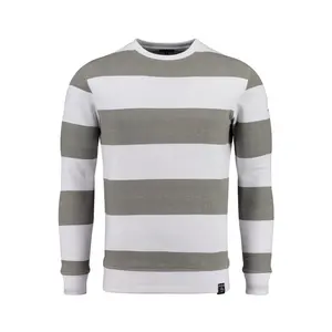 Bangladesh Origin Exporter of Washable Long Sleeves Blank Design O-Neck Waffle Sweatshirt for Regular Use at Reasonable Price