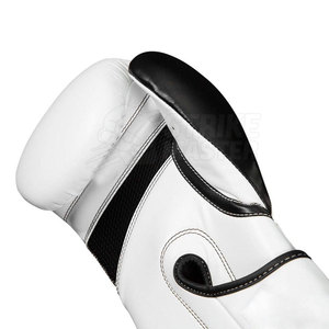 Custom Leather Waterproof Boxing Gloves with Adjustable Wrist <b>Strap</b> Lightweight Design for Boxing and Martial Arts Training - Product Image 4