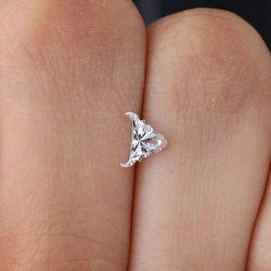 Diamant de laboratoire certifié IGI, 0,50 ct, taille Bull Face, qualité VVS, pour la création de bijoux, prix de gros. - Product Image 1