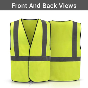 Chaleco Reflectante de Alta Visibilidad con Certificación ANSI, Ligero, de Malla, para Trabajo en Construcción, Exteriores y Nocturno - Product Image 2