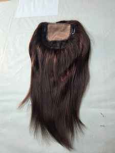 Topper 4x4 pour femme en cheveux indiens Remy, Perruque Topper, Yaki, Jerry Curl, Body Wave, Dreadlocs, Deep Wave, Taz Hair, Extension de cheveux BD Hair - Product Image 3