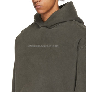 Sweat-shirts à capuche 100% coton avec logo brodé - Product Image 2