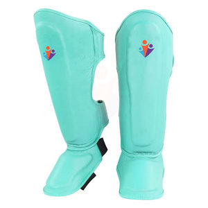 Protector de Espinilleras de Boxeo de Alta Calidad con Diseño Moderno, Protector de Pies, Venta al por Mayor, Protector de Espinilleras de Cuero para MMA - Product Image 1