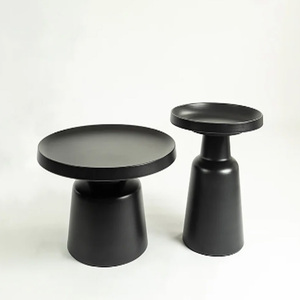 Martini <b>Side</b> <b>Table</b> New Design <b>Round</b> Metal Black <b>Side</b> <b>Tables</b> - Product Image 2