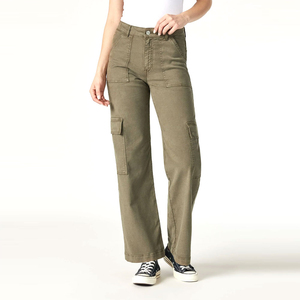 Pantalon cargo jogger personnalisé avec logo pour homme et femme, pantalon de survêtement grande taille pour femme, pantalon cargo baggy taille haute pour femme - Product Image 1