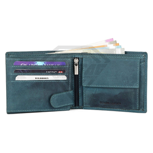 Portefeuille Homme en Cuir Véritable Premium, Porte-Cartes Bifold Personnalisable avec Logo, Fabricant de Portefeuilles Minimalistes Vintage pour Hommes, Vente en Gros - Product Image 4