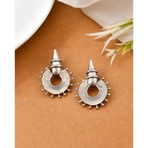 Boucles d'oreilles en argent Meera Jaipur - Product Image 3