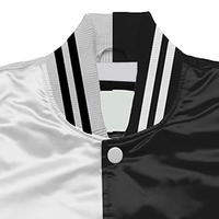 Vestes de baseball et blousons varsity sportifs personnalisés en satin / 100% polyester, col montant