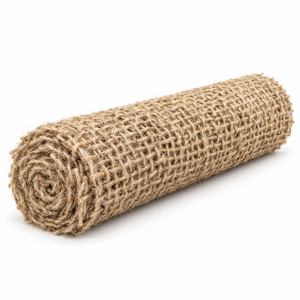 Rollo de Malla de Yute de 48 Pulgadas y 500 GSM para Protección del Suelo, con Malla de Hesse Natural - Product Image 1