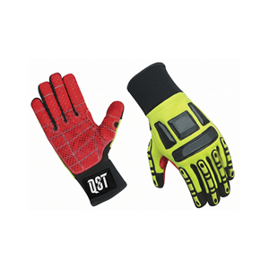 Gants de mécanicien rembourrés à doigts complets pour la manipulation d'outils, avec rembourrage des jointures et de la paume, poignet réglable, logo personnalisé, OEM, ODM, marque privée - Product Image 1