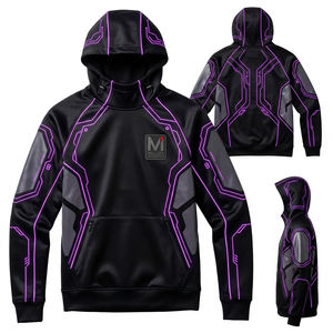 Sudadera Profesional para Sublimación con Logotipo Personalizado, Estampado Completo, Sudadera con Capucha de Forro Polar para Hombre, Ropa Urbana, Servicio de Marca - Product Image 1