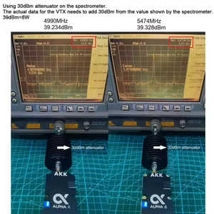 AKK Alpha 8 de alta potencia 5,8 GHz 8W FPV VTX 80CH potencia conmutable para drones de carreras de largo alcance" - Product Image 5