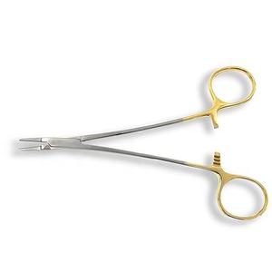 TC Ryder Premium Grade 6 pouces Micro aiguille/porte-suture pilote carbure de tungstène Inserts anneaux en or Instrument en acier - Product Image 3