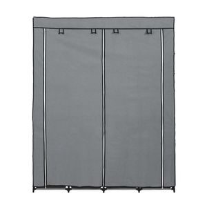 Armadio Portatile Pieghevole con 14 Ripiani, Organizzatore per Vestiti in Tessuto Non Tessuto e Plastica, Facile da Montare RT - Product Image 4