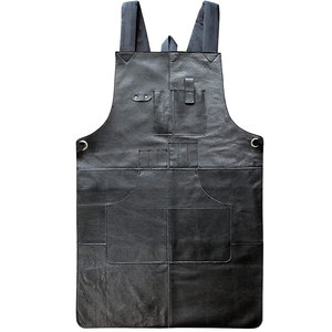 Delantal de soldadura de material grueso para protección contra chispas en áreas de trabajo con altas temperaturas con logotipo personalizado - Product Image 4
