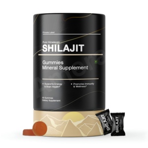 Shilajit Resin <b>Infused</b> Gummies Dietary Supplement Manufacturer - Product Image 4