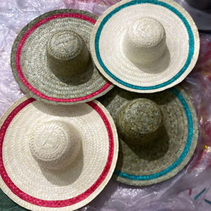 หมวกฟางสไตล์เม็กซิกันแบบดั้งเดิม ปีกกว้าง เหมาะสำหรับร้านขายของที่ระลึก งานปาร์ตี้ฤดูร้อน บ้าน การเดินทาง ธุรกิจ ตกปลา ปั่นจักรยาน กีฬา - Product Image 6