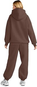 Conjunto de Sudadera con Capucha Oversize y Pantalones de Chándal de Forro Polar Premium para Mujer, Conjunto Deportivo de Sudadera con Capucha y Pantalones de Chándal para Mujer - Product Image 6