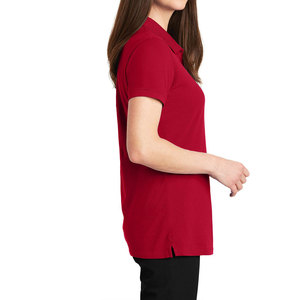 Polo à manches courtes uni pour femme, couleur et taille personnalisées, prix bas, polos sublimés pour femme pour un usage décontracté - Product Image 3