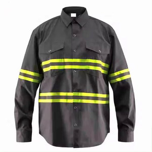 Camisas de Trabajo Reflectantes de Alta Calidad, Uniformes Industriales, Camisa de Trabajo de Algodón y Poliéster, Precio de Fábrica OEM, Gran Venta - Product Image 4