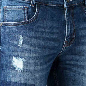 Shorts en jean classiques pour hommes, style hip-hop, séchage rapide, respirants, personnalisables, vêtements décontractés d'été - Product Image 5