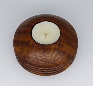Modern Geometric Groove Design Wooden <b>Tea</b> Light Holder Decorative Candle <b>Stand</b> for Living Room and Office Decorative Item - Product Image 4